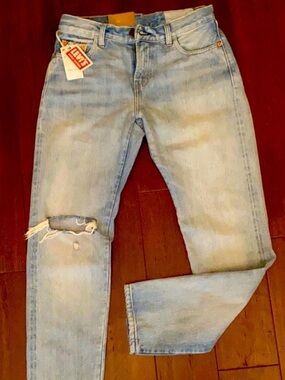 Levi’s True Vintage Lot# 505 Light Wash Jeans with Knee Rip